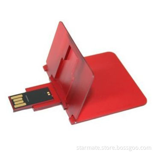 New Fold Credit Card-shaped USB Flash Drive with High-printing Quality
